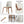 Modern Dining Chairs, Wooden Legs (Set of 2) - Gray