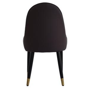 Modern Sponge-Filled Dining Chair, Solid Wood Metal Legs, Suitable For Restaurants, Living Rooms And Rooms (Set of 2)