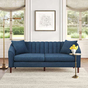 Contemporary 3 Seater Sofa With Accents