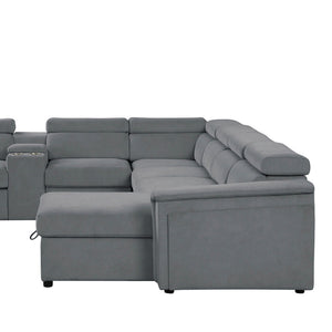 Harvey - Power Recliner Sleeper Sectional
