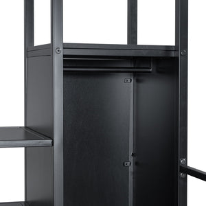 Loft Bed With Built In Work Station, Wardrobe, Storage Staircase And LED