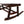 Rustic Outdoor Wood Rocking Bench Double Rocking Chair For 2 Persons With Curved Seat, Porch Rocker - Brown