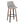 Gianna - Mid-Century Modern Fixed Height Barstool & Swivel With Round Footrest (Set of 2) - Walnut / Light Gray