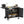 Outdoor Grill Table With Sink, Worktable Kitchen Cabinet Island With Wheels & Foldable Top - Black