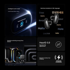 AI-powered Noise-canceling Bluetooth Headphones