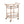 Lakelyn Clear Glass & Rose Gold Finish Serving Cart