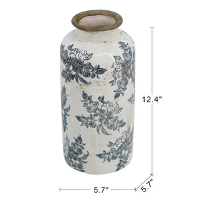 Vintage Inspired Ceramic Accent Vase