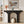 Console Table With Arched Base For Entryway - Black