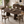 Walnut-Colored Wooden Dining Table