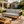 Three-Seater Outdoor Daybed - Acacia Wood Teak Finish Frame