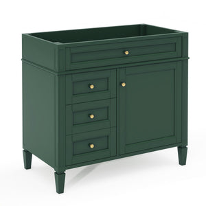 Bathroom Vanity With 2 Drawers And Tip-Out Drawer, Storage Cabinet