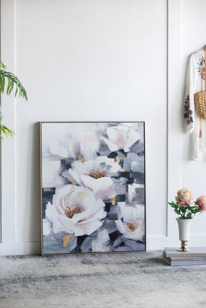 Sarah Framed Floral Wall Art, Large