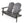 Outdoor Adirondack Rocking Loveseat With Hand Crafted Details