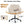 Swivel Chair With Adjustable Armrests And Wheels For Home Office - Beige