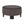 Nesting Round Coffee Table With Ottoman (Set of 2) - Gold / Brown