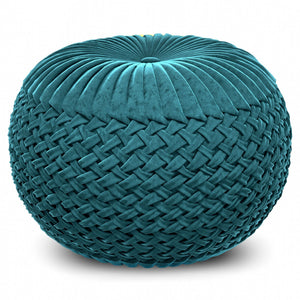 Grafton - Handcrafted Round Pouf