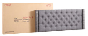 Nailhead Bed Transitional Vibrant