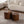 Nesting Coffee Table Set of 2 Round Wooden Tables