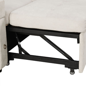 Convertible L Shaped Sofa Couch With Storage, Cup Holders, USB Ports