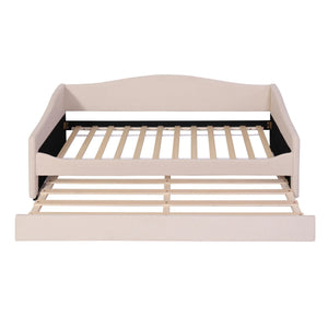 Design Upholstered Daybed With Light and Trundle