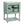 Wave Design Bathroom Vanity With Sink, 2 Drawers And Open Shelf
