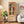 Rustic Wooden Storage Cabinet with Decorative Cutout Door & 2 Drawers