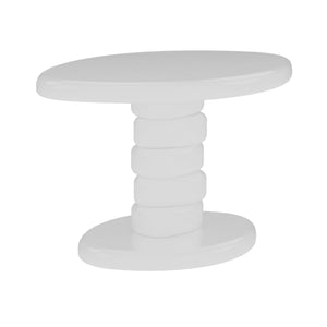 Stacked Cobblestone End Table