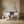 Entryway Table With Sliding Barn Door Storage - White / Oak