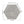 Hexagon Natural Stone Marble Tile, 3D Fluted (Set of 12)