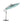 10ft Solar LED Offset Hanging Patio Umbrella (Light Green)