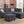 Ottoman - Gray - Wood
