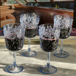 Paisley Acrylic Wine Glasses (Set of 4)