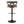 Gardenia - Contemporary Adjustable Barstool, Swivel With Rounded T Footrest (Set of 2)