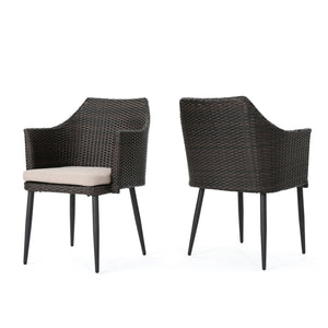 Kenneth Outdoor Dining Chair Set of 2