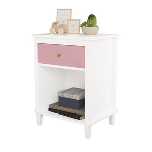 Nightstand With 1 Drawer 1 Shelf