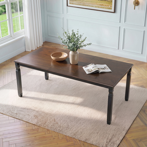 59"-77" Extendable Dining Table for 4–6 People
