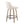 Toriano - Contemporary Fixed-Height Counter Stool & Swivel With Round Footrest (Set of 2)