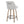 Hannah - Transitional Fixed Height Counter Stool With Swivel With Round Footrest (Set of 2)