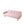 Sofa Bed With Nail Head Trim And Cup Holders - Pink