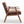 Mid Century Modern Accent Chair With Solid Wood Frame And Extra Thick Backrest