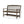 Imperial Bench With Built-In Shelf