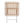 Modern Folding Square Table, Water Proof And Wear Resistant - Apricot / White