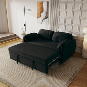 Sofa, Dual Purpose Lounge With Retractable Queen Size Bed