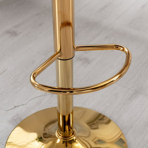 Unique Design Bar Chair, 360 Degree Rotation, Adjustable Height, Suitable For Dining Room And Bar