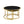 Modern Faux Leather Nesting Round Coffee Table Set of 2