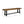 Cloud Outdoor Bench With Acacia Wood Frame and Slat Panel Design