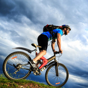 Bicycle Fender Set Adjustable Front Rear Mud Guard Mountain Bike Mudguards Splashboard Fit for 24\'\'-26\'\' Bikes