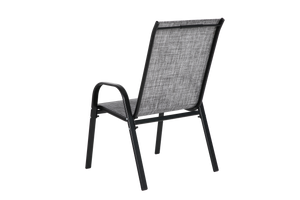8 Piece Patio Chairs with Breathable Textilene Fabric