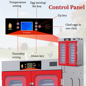 1000-Egg Commercial Cabinet Incubator – Digital Poultry Hatcher