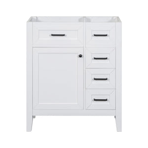 30" Bathroom Vanity Cabinet Base Without Sink